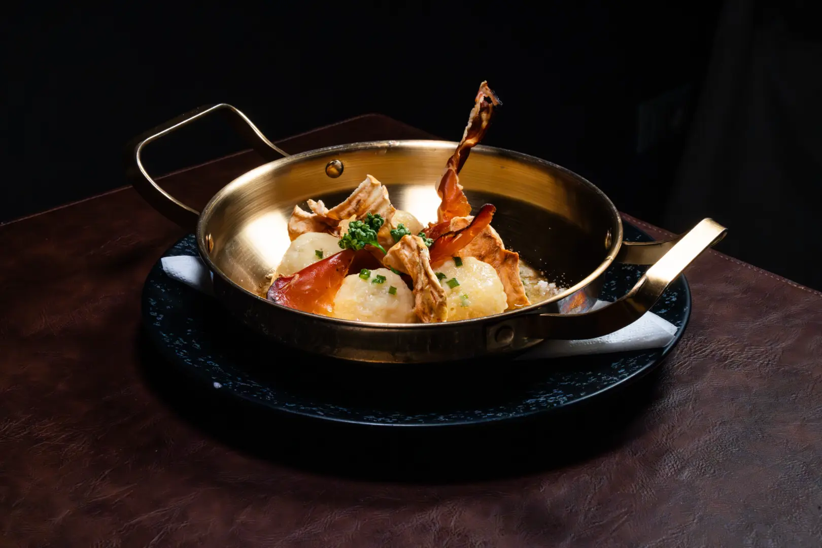 Gamberi in padella del ristorante Bouganville