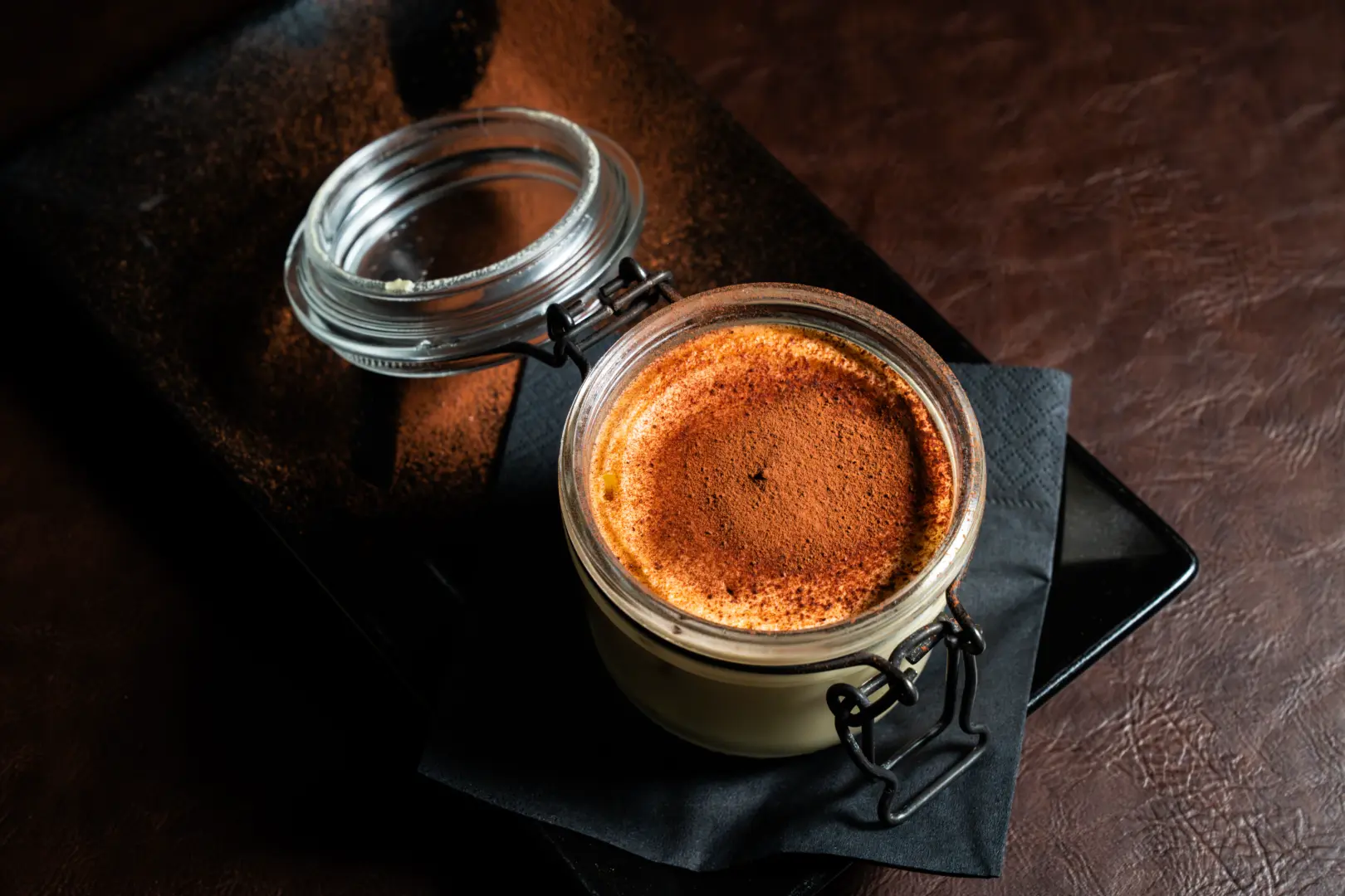 Dolce al cucchiaio del ristorante Bouganville